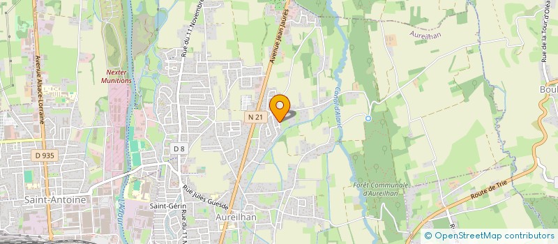 localisation de l'entreprise PACHECK  TARBES