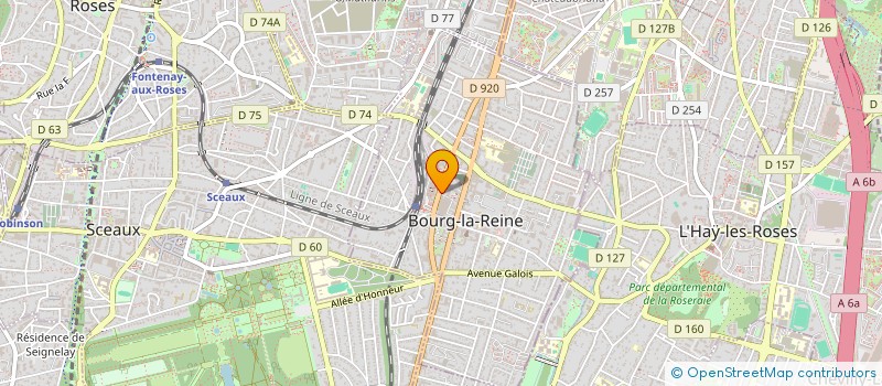 localisation de l'entreprise PACHECO CHB93 à BOURG-LA-REINE