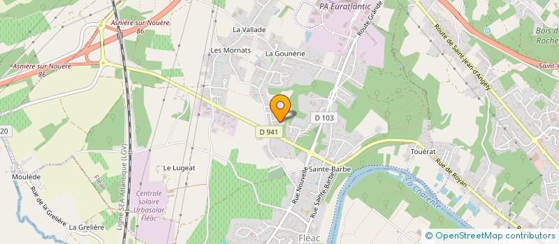 localisation de l'entreprise PACHECO ET SILVA à FLEAC