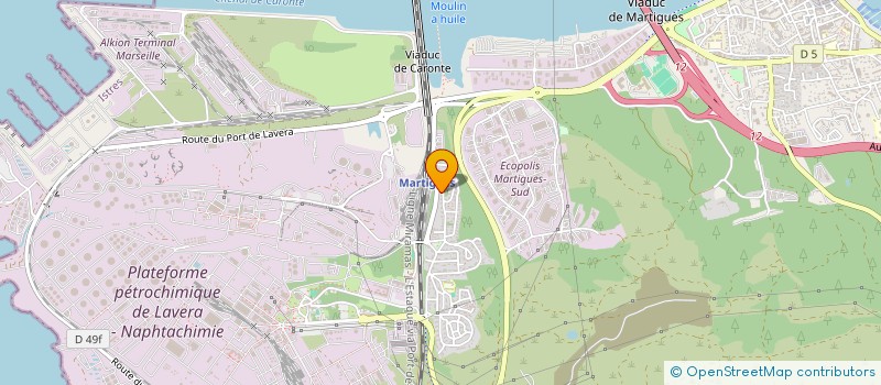 localisation de l'entreprise PACHECO IMMO  MARTIGUES