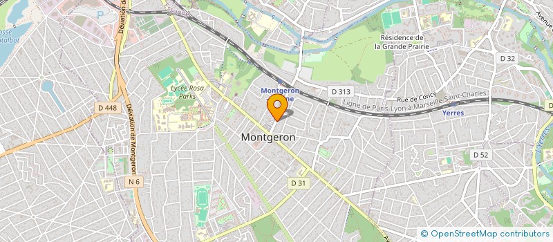 localisation de l'entreprise PACHEM à MONTGERON
