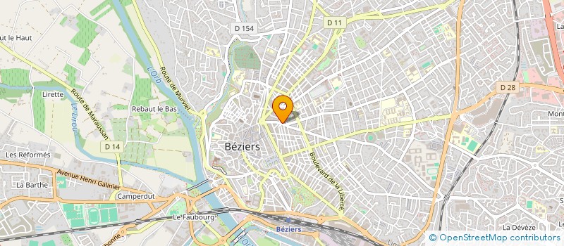 localisation de l'entreprise PACHERO VEGETAL à BEZIERS