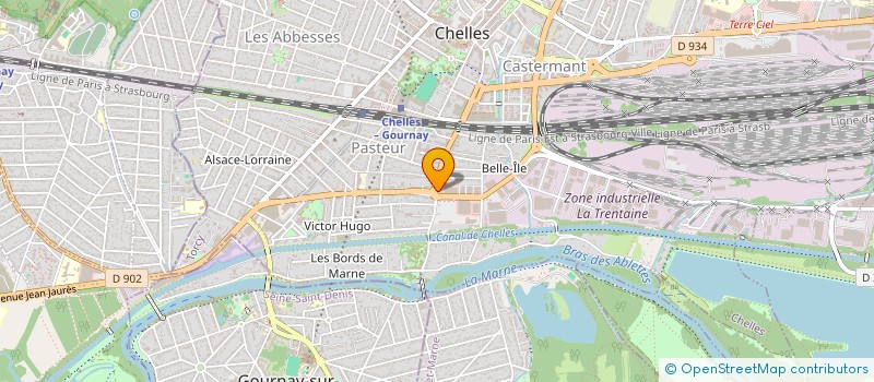 localisation de l'entreprise PACHIRAID  CHELLES