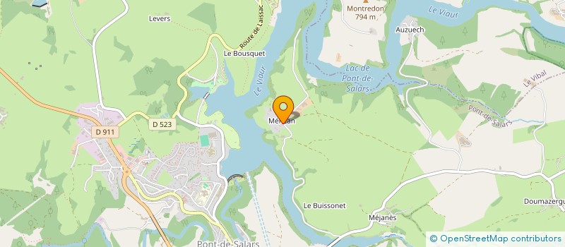 localisation de l'entreprise PACHOT  PONT-DE-SALARS