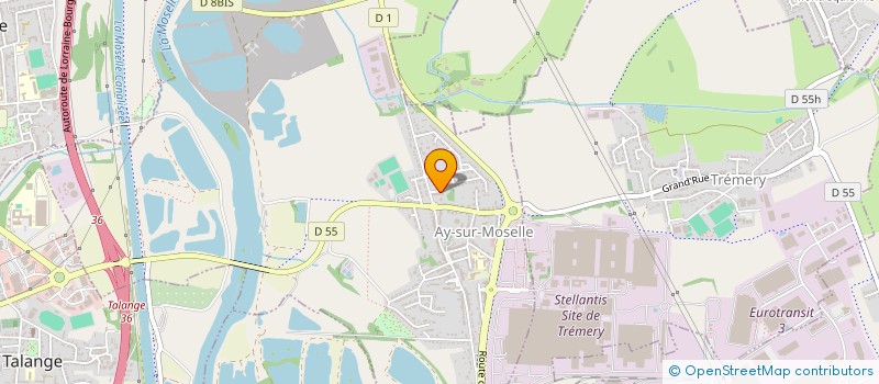 localisation de l'entreprise PACHRINA  AY-SUR-MOSELLE