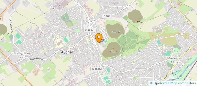 localisation de l'entreprise PACHU DISTRIB à AUCHEL