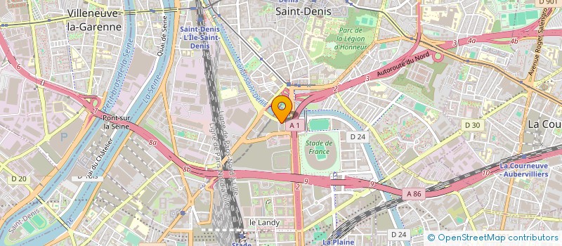 localisation de l'entreprise PACIFA DECISION à CLICHY