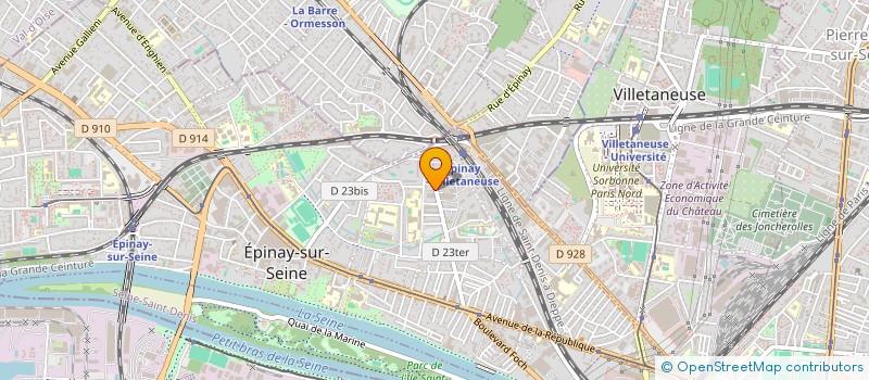 localisation de l'entreprise PACIFIC à EPINAY-SUR-SEINE