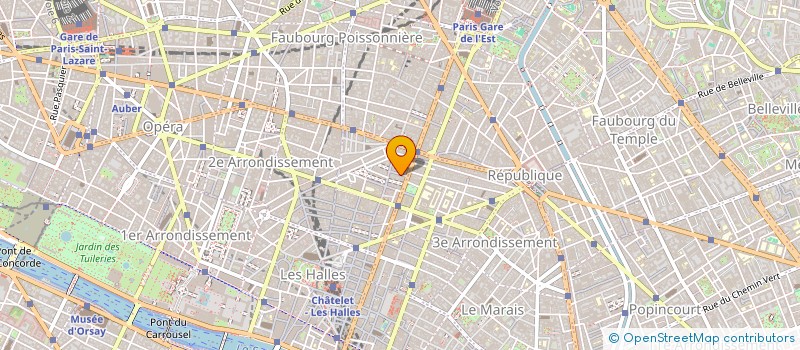 localisation de l'entreprise PACIFIC  PARIS