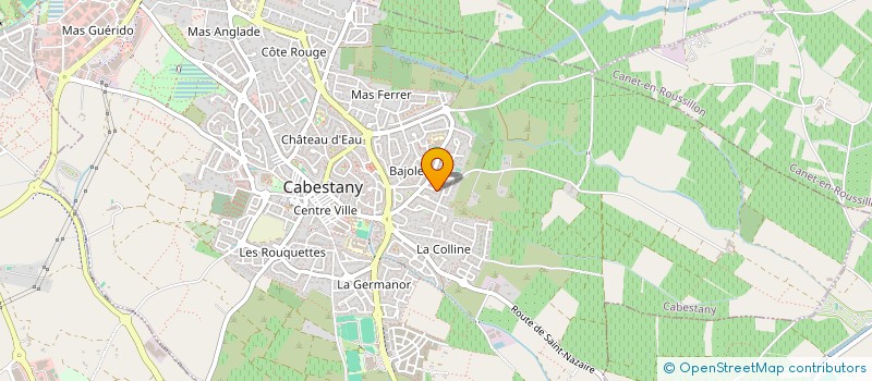 localisation de l'entreprise PACIFIC  CABESTANY