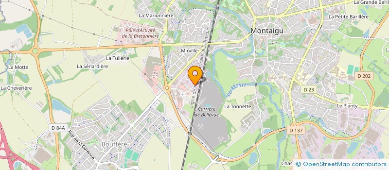 localisation de l'entreprise PACIFIC AUTO à MONTAIGU-VENDEE