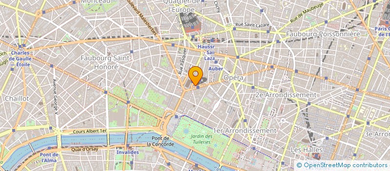 localisation de l'entreprise PACIFIC AVIATION 15 à PARIS