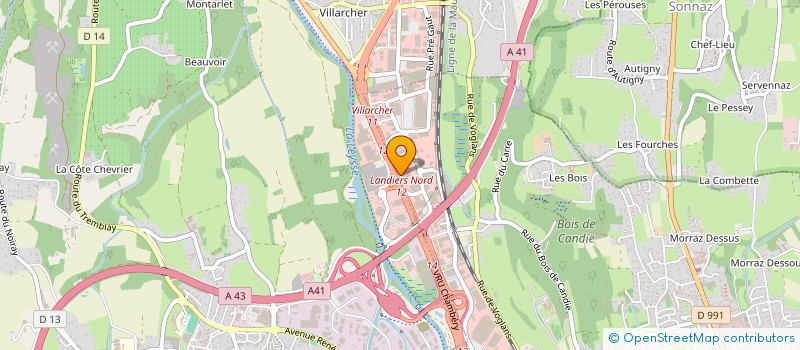 localisation de l'entreprise PACIFIC CBR  CHAMBERY