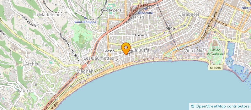 localisation de l'entreprise PACIFIC COAST CAFE à NICE