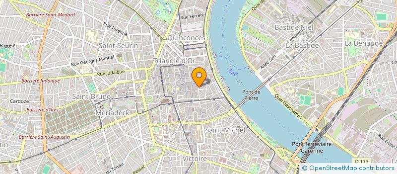 localisation de l'entreprise PACIFIC COMPAGNIE à BORDEAUX