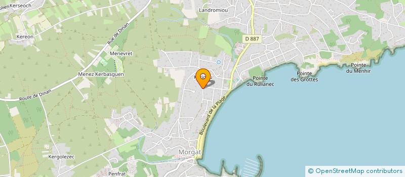 localisation de l'entreprise PACIFIC FAMILY  CROZON