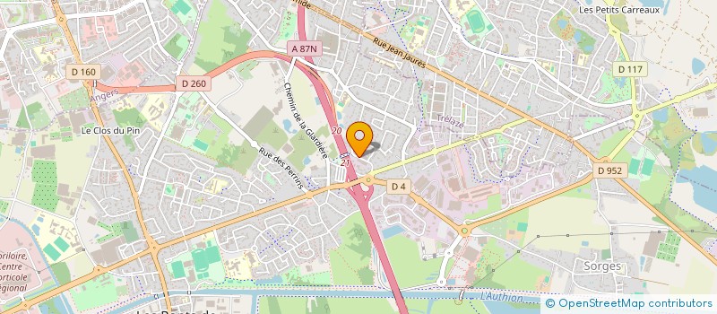 localisation de l'entreprise PACIFIC HABITAT à LES PONTS-DE-CE