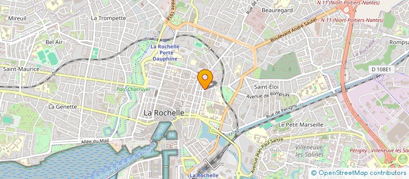 localisation de l'entreprise PACIFIC MODEL'S  LA ROCHELLE