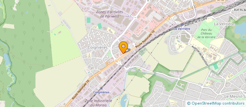 localisation de l'entreprise PACIFIC REAL ESTATE à COIGNIERES