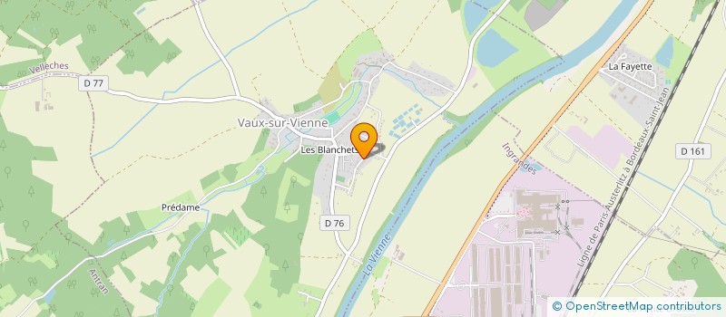 localisation de l'entreprise PACIFIC SARL à VAUX-SUR-VIENNE