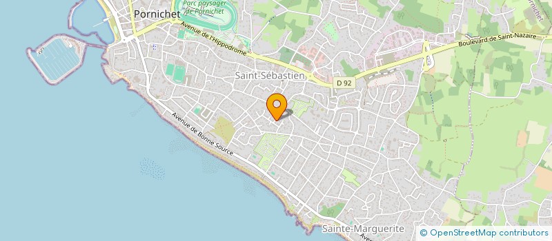 localisation de l'entreprise PACIFIC SUR L'ATLANTIQUE à PORNICHET
