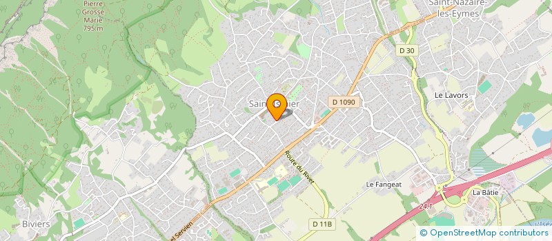 localisation de l'entreprise PACIFIQUE 231  SAINT-ISMIER
