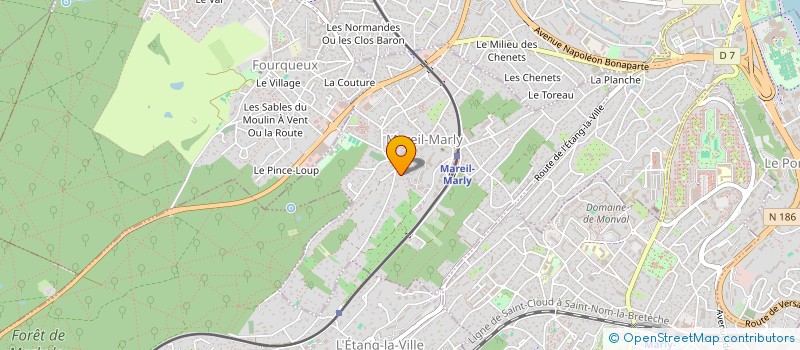 localisation de l'entreprise PACIFIQUE  MAREIL-MARLY