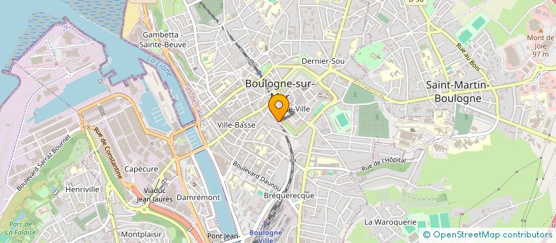 localisation de l'entreprise PACIFIQUE DETENTE à BOULOGNE-SUR-MER