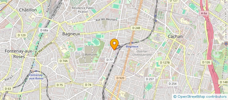 localisation de l'entreprise PACIFIQUE IMPORT EXPORT  BAGNEUX
