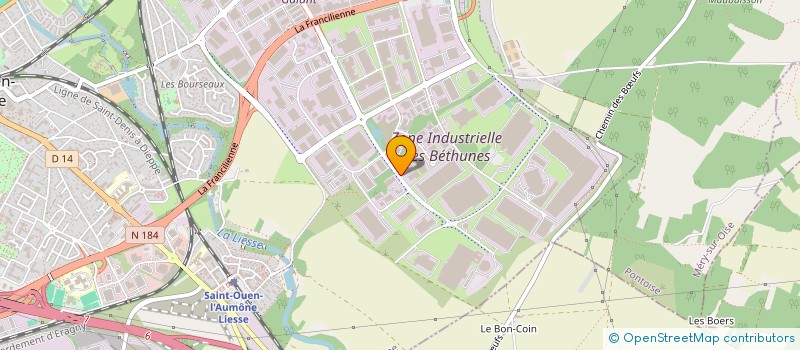 localisation de l'entreprise PACIFIQUE INTERNATIONALE SECURITE  SAINT-OUEN-L'AUMONE