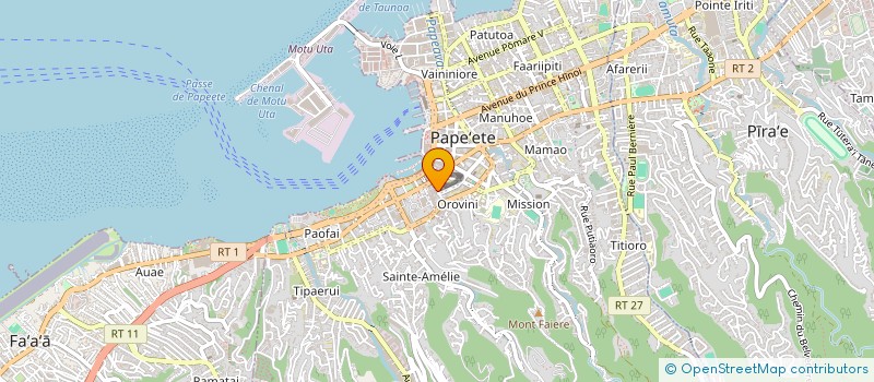 localisation de l'entreprise PACIFIQUE RESTRUCTURING à PAPEETE