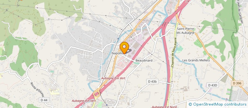 localisation de l'entreprise PACIFIQUE SUD DISTRIBUTION  AUBAGNE