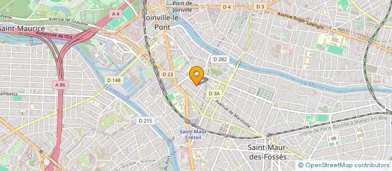 localisation de l'entreprise PACIFISC INVEST à ST MAUR DES FOSSES