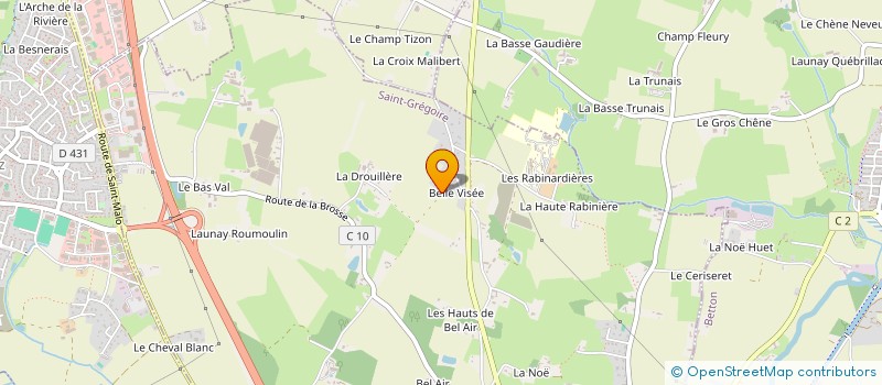 localisation de l'entreprise PACIMMO VIVIANE  SAINT-GREGOIRE