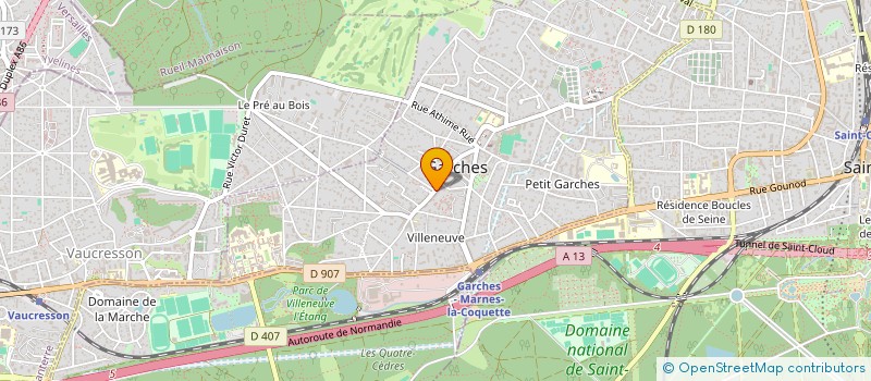 localisation de l'entreprise PACINI à GARCHES