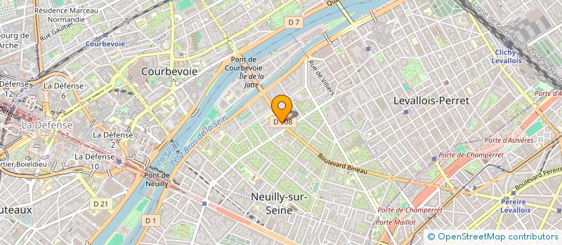 localisation de l'entreprise PACISCOR à NEUILLY-SUR-SEINE
