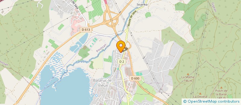 localisation de l'entreprise PACITO  BALARUC-LE-VIEUX