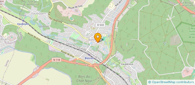 localisation de l'entreprise PACITTI ENERGIE  BIEVRES