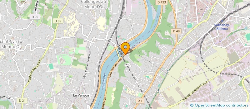 localisation de l'entreprise PACK 2010  CALUIRE-ET-CUIRE