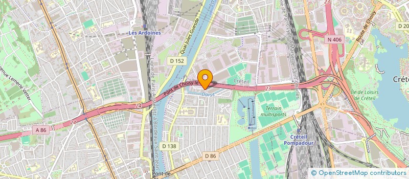 localisation de l'entreprise PACK-8 à CHOISY-LE-ROI
