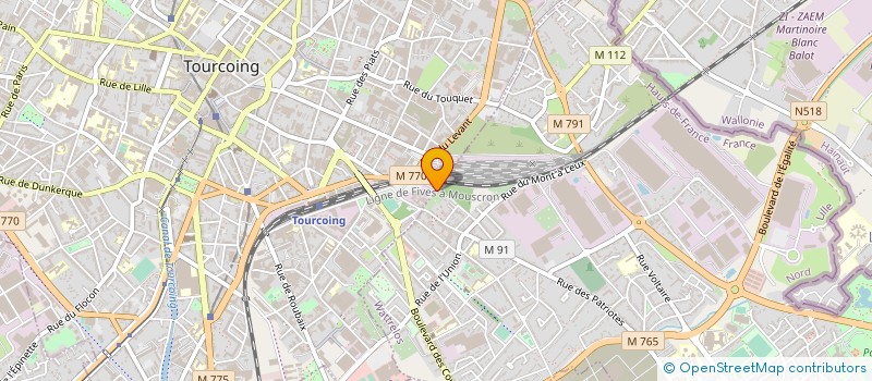 localisation de l'entreprise PACK & CO  TOURCOING