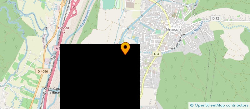 localisation de l'entreprise PACK ENERGIES SUD à ORAISON
