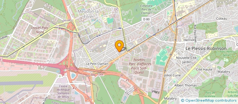 localisation de l'entreprise PACK FACTORY à CLAMART