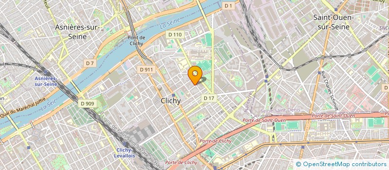 localisation de l'entreprise PACK FINANCEMENTS à CLICHY