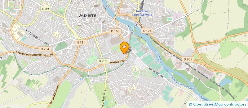 localisation de l'entreprise PACK HABITAT à AUXERRE