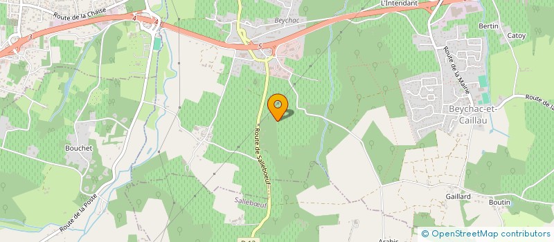 localisation de l'entreprise PACK HAUTE PRESSION  BEYCHAC-ET-CAILLAU