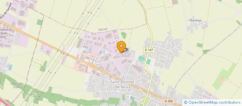 localisation de l'entreprise PACK & LOG SERVICES  SAINT-BONNET-DE-MURE