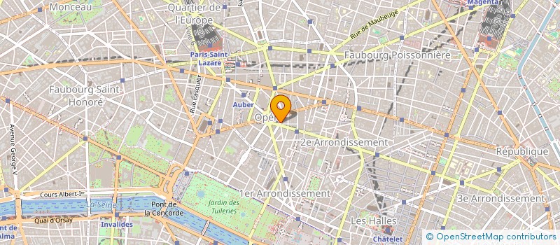 localisation de l'entreprise PACK OPERA  PARIS