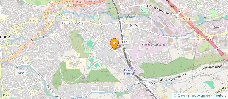 localisation de l'entreprise PACK RENOV à SAINT-VICTORET