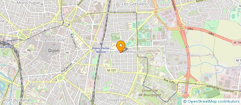 localisation de l'entreprise PACK SECURITE PROTECT  DIJON